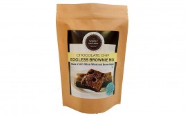 The Wildly Natural Chocolate Chip Eggless Brownie Mix  Pack  400 grams
